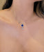 Diamond Sapphire Key Necklace - Armans Fine Jewellery