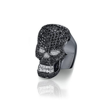Diamond Skull Ring - Armans Fine Jewellery