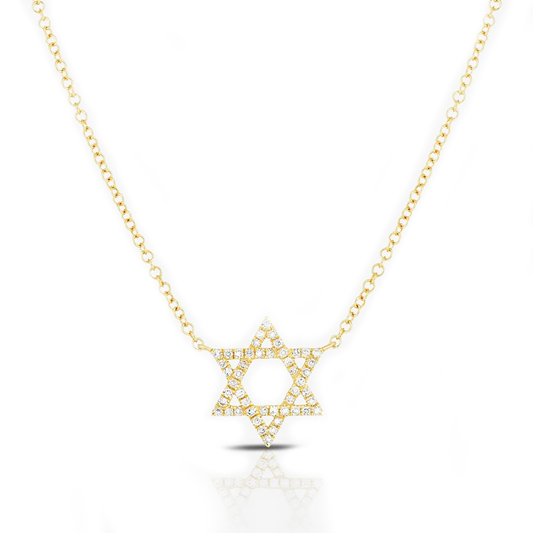 Diamond Star of David Necklace Armans Fine Jewellery