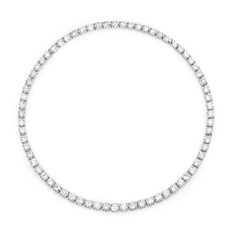 Diamond Tennis Choker Necklace - Armans Fine Jewellery
