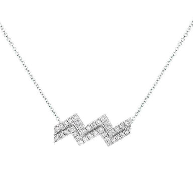 Aquarius Diamond Zodiac Necklace - Armans Fine Jewellery
