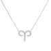 Aries Diamond Zodiac Necklace - Armans Fine Jewellery
