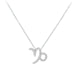 Capricorn Diamond Zodiac Necklace - Armans Fine Jewellery