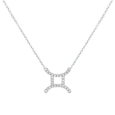 Gemini Diamond Zodiac Necklace - Armans Fine Jewellery