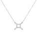Gemini Diamond Zodiac Necklace - Armans Fine Jewellery