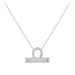 Libra Diamond Zodiac Necklace - Armans Fine Jewellery