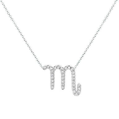 Scorpio Diamond Zodiac Necklace - Armans Fine Jewellery