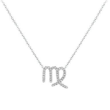 Virgo Diamond Zodiac Necklace - Armans Fine Jewellery