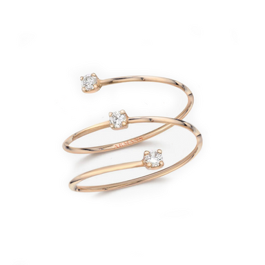 Distant Diamond Spiral Ring - Armans Fine Jewellery