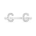 Doublet Initial Split Ring - Armans Fine Jewellery