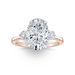 Elaina Three Stone Engagement Ring - Armans Fine Jewellery