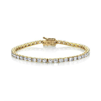 Emerald Diamond Tennis Bracelet - Armans Fine Jewellery