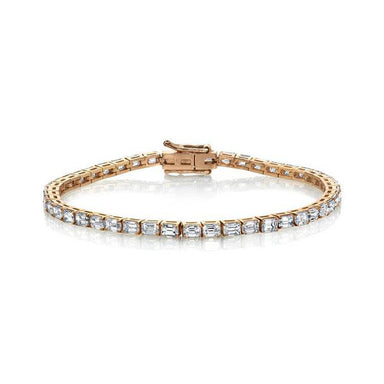 Emerald Diamond Tennis Bracelet - Armans Fine Jewellery