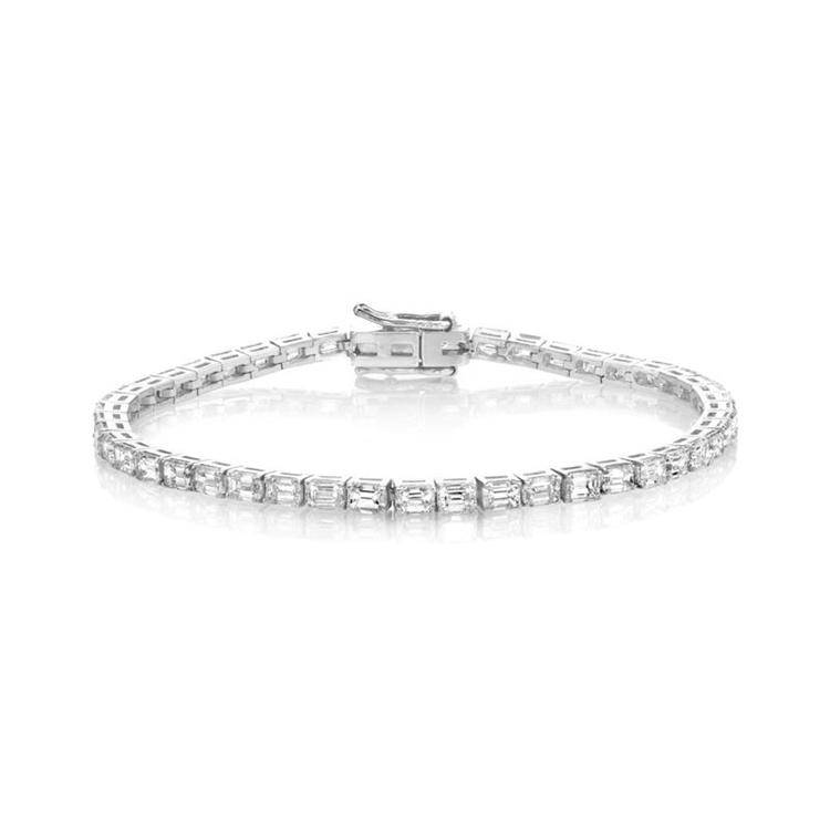 Emerald Diamond Tennis Bracelet - Armans Fine Jewellery