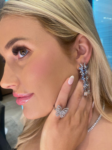 Emerald Diamond Drop Earrings - Armans Fine Jewellery