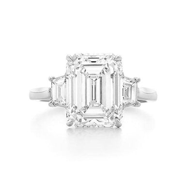 Melissa Emerald Engagement Ring - Armans Fine Jewellery