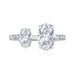Enchantress Two Stone Split Engagement Ring - Armans Fine Jewellery