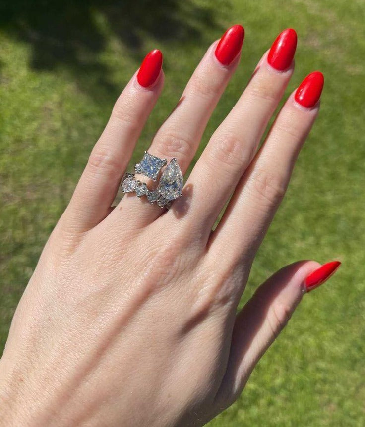 Entangled Mixed Diamond Eternity Ring - Armans Fine Jewellery