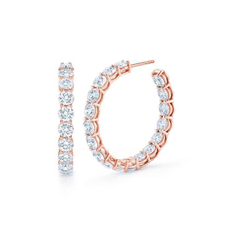 Evie Diamond Hoops - Armans Fine Jewellery