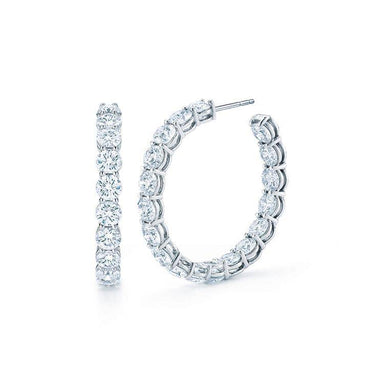 Evie Diamond Hoops - Armans Fine Jewellery