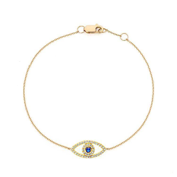 Evil Eye Anklet - Armans Fine Jewellery