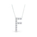 Diamond Initial Pendant - Armans Fine Jewellery
