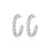 Fallon Bezel Set Diamond Hoops - Armans Fine Jewellery