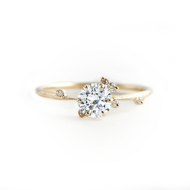 Fire Fly Round Diamond Engagement Ring - Armans Fine Jewellery
