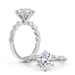 Fireball Engagement Ring - Armans Fine Jewellery