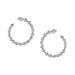 Large Frankie Diamond Hoops - Armans Fine Jewellery