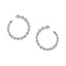 Large Frankie Diamond Hoops - Armans Fine Jewellery