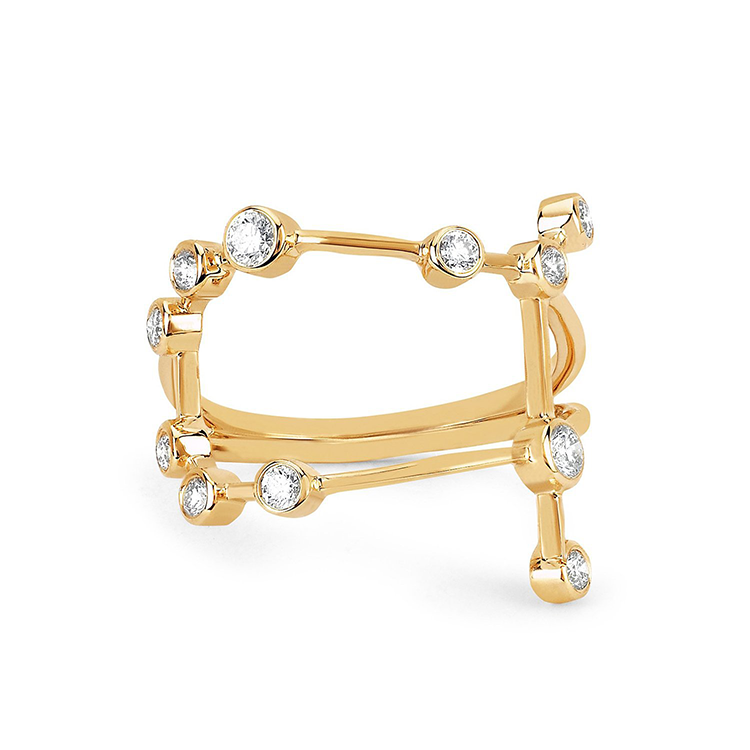 Gemini Diamond Constellation Ring - Armans Fine Jewellery