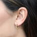 Gold Twist Hoops - Armans Fine Jewellery