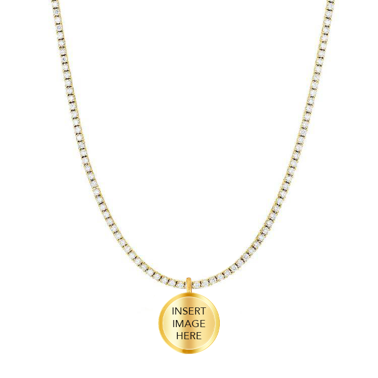 Gold Photo Pendant - Armans Fine Jewellery