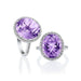 Halo Amethyst Ring - Armans Fine Jewellery
