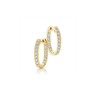 Harper Diamond Hoops - Armans Fine Jewellery