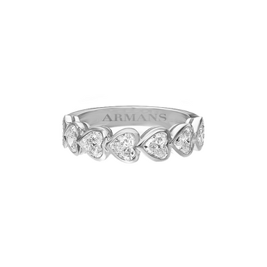 Heart Diamond Band - Armans Fine Jewellery