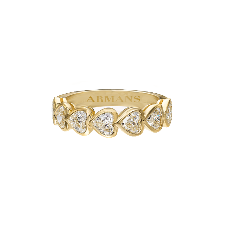 Heart Diamond Band - Armans Fine Jewellery