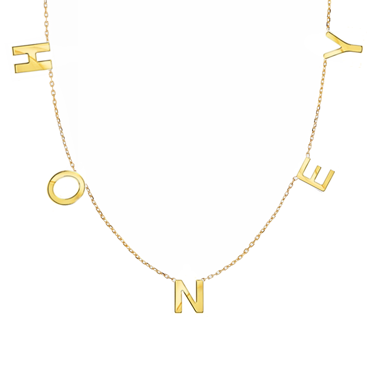 Petite Multi Initial Necklace - Armans Fine Jewellery