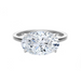 Horizontal Oval Engagement Ring - Armans Fine Jewellery