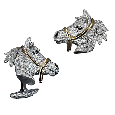 Horse Head Cufflinks - Armans Fine Jewellery