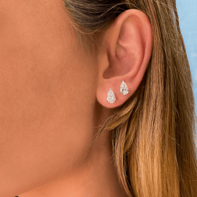 Pear Diamond Studs - Armans Fine Jewellery