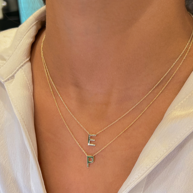 Petite Initial Necklace - Armans Fine Jewellery