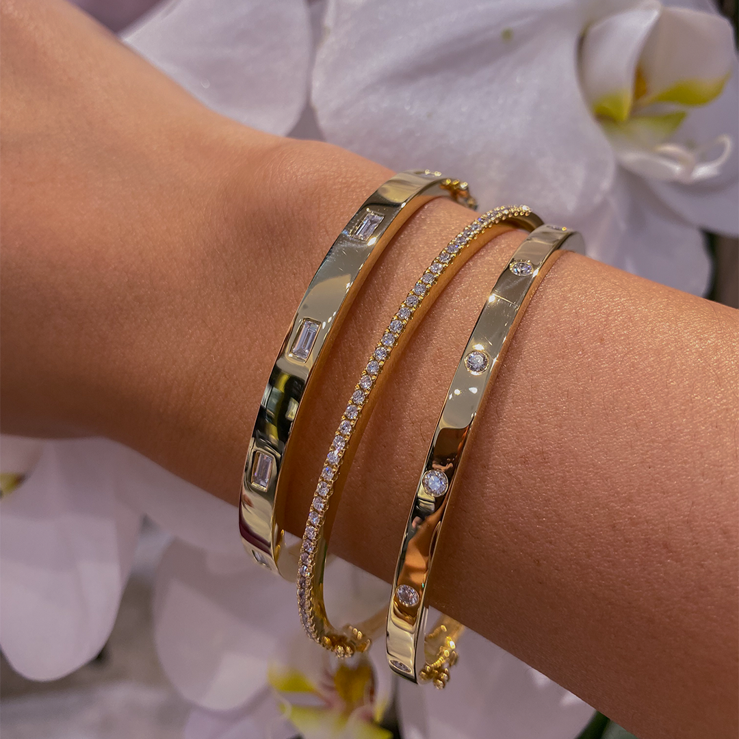 Elsa Diamond Bangle - Armans Fine Jewellery