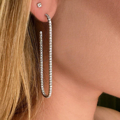 Paris Oval Hoops - Armans Fine Jewellery