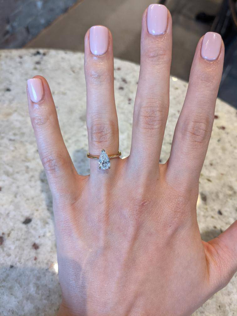 Pear Allure Engagement Ring - Armans Fine Jewellery