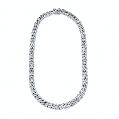 Jumbo Cuban Chain Link Diamond Necklace - Armans Fine Jewellery