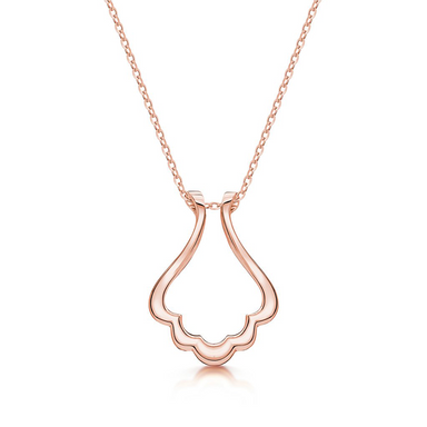 Keepsake Scallop Ring Holder Necklace - Armans Fine Jewellery