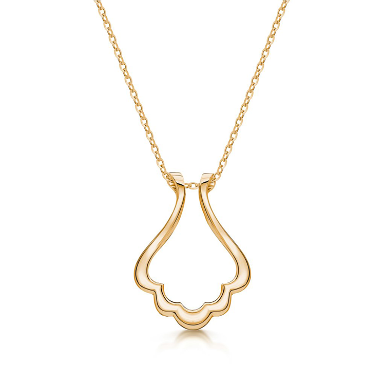 Gold pendant online holder