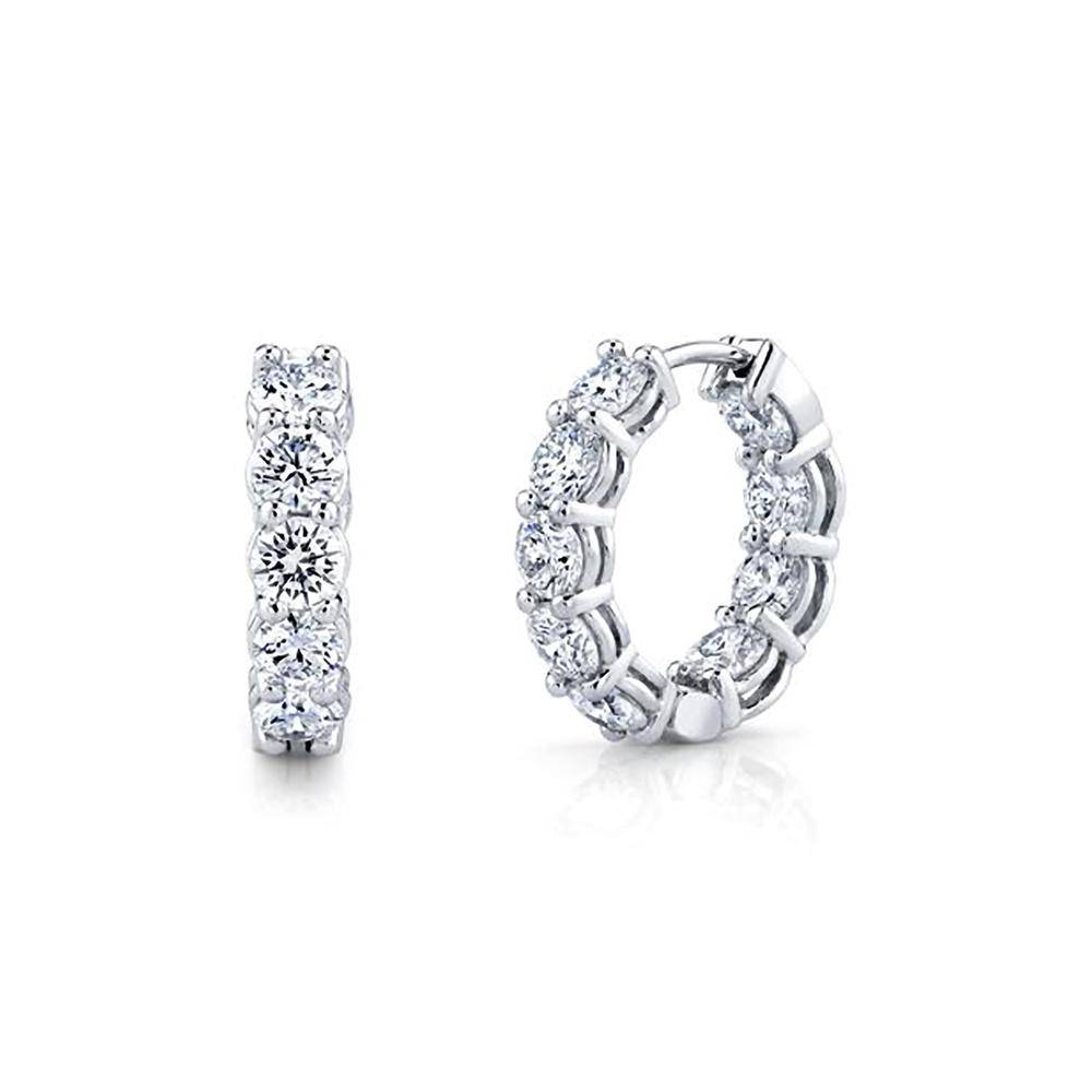Kendall Diamond Huggies - Armans Fine Jewellery
